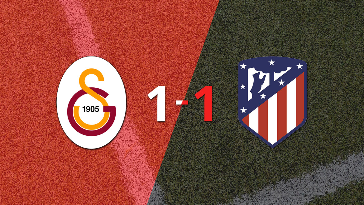Galatasaray rescata un empate gracias a un desafortunado autogol del Atlético de Madrid