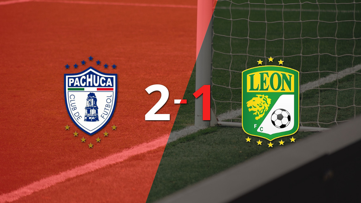 Pachuca se impone a León en un emocionante duelo 2-1