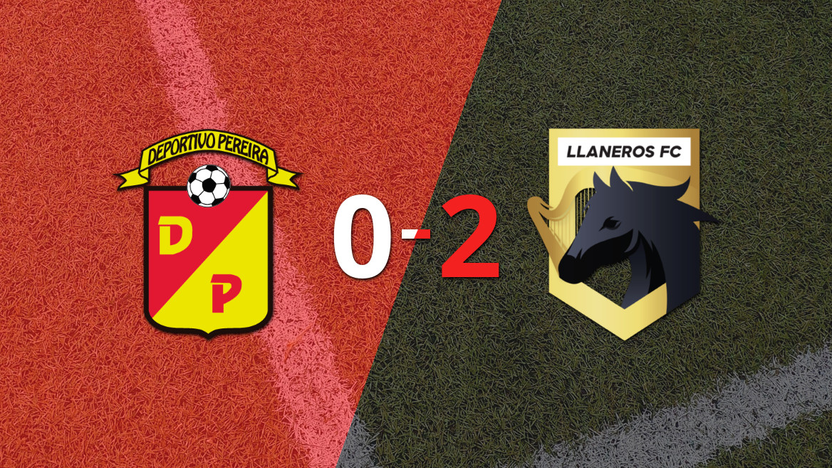 Llaneros FC se impone ante Pereira con un contundente 2-0