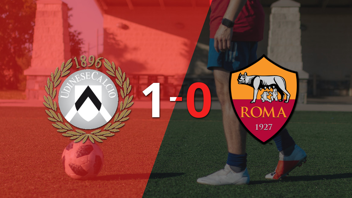 Um gol da Udinese garante vitória sobre a Roma no Estádio Friuli