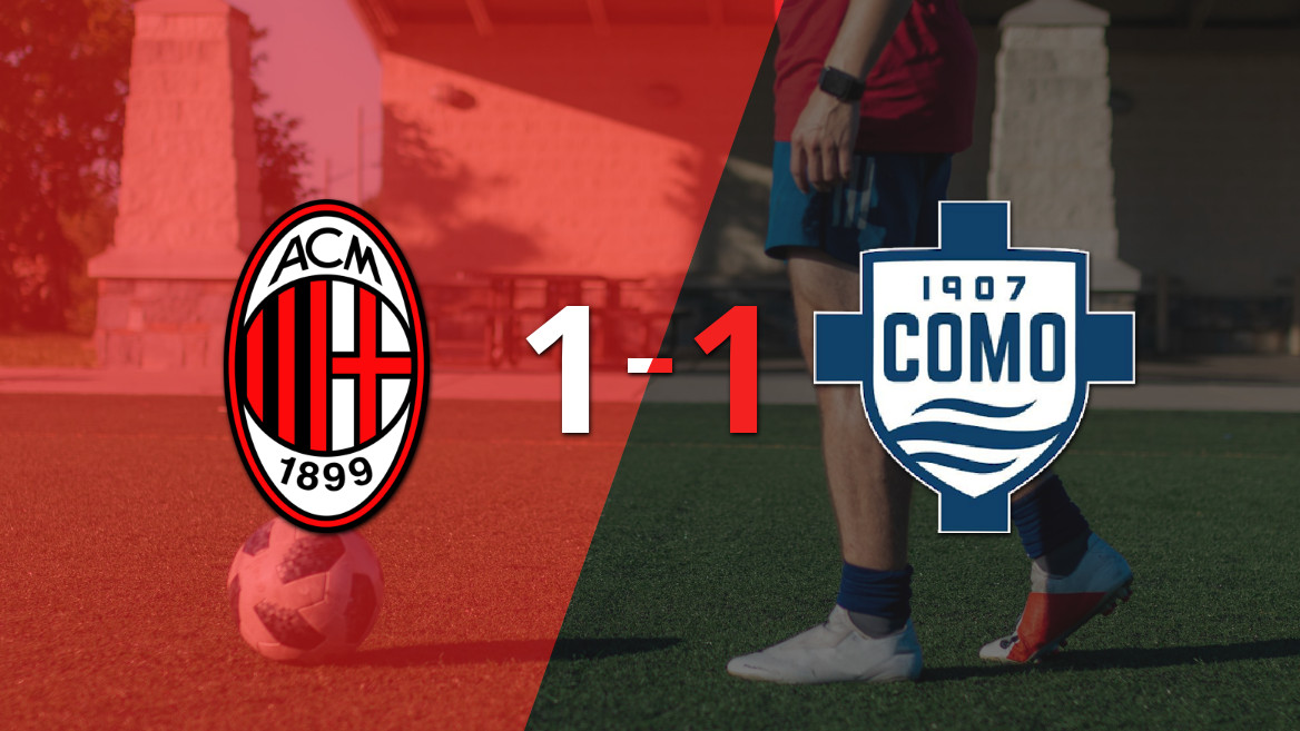 Milan e Como 1907 empatam em 1-1