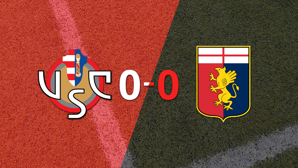 Cremonese y Genoa empatan sin goles en un intenso encuentro