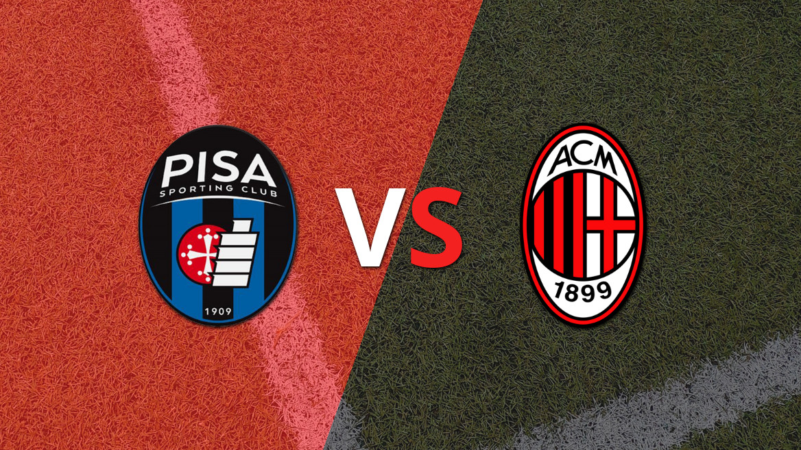 Pisa recibe al Milan en el encuentro de la fecha 25