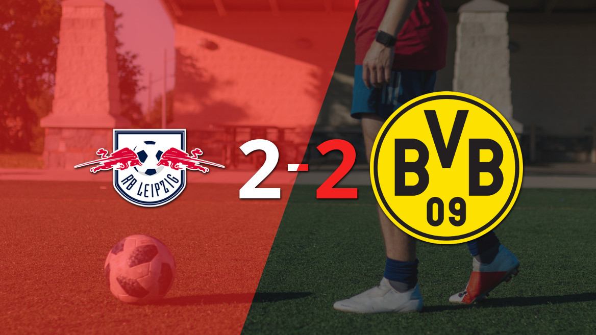 RB Leipzig Secures Draw Against Borussia Dortmund with Christoph Baumgartner’s Brace