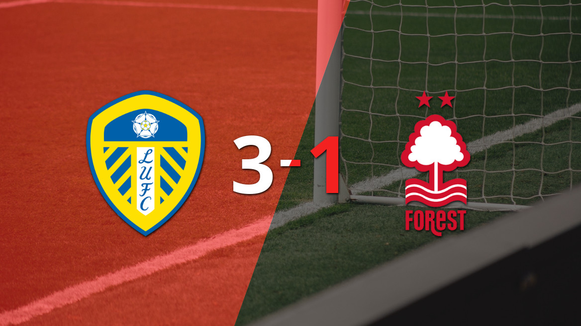 Leeds United Triumphs 3-1 Against Nottingham Forest