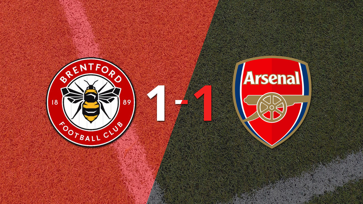 Brentford e Arsenal empatam em 1-1 pela Premier League