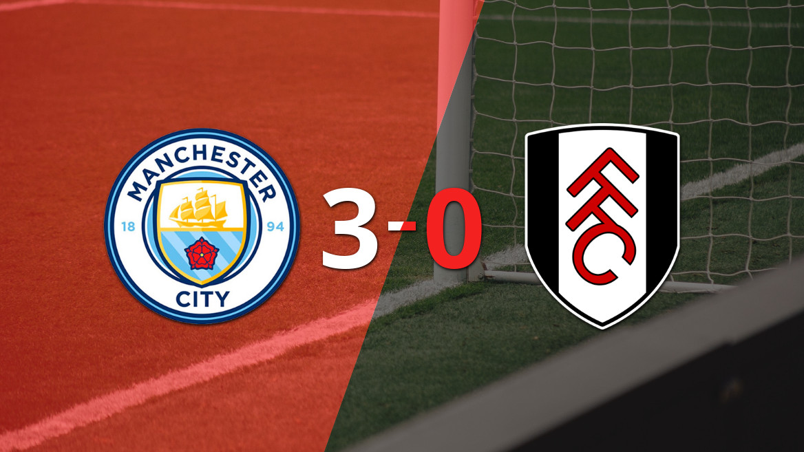 Manchester City Dominates Fulham with 3-0 Victory