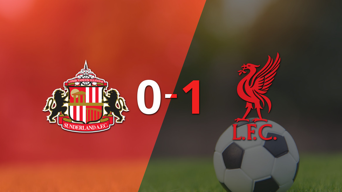 Sunderland perde para Liverpool por 1-0 com gol de Virgil van Dijk