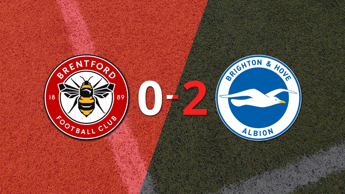Brentford é derrotado pelo Brighton and Hove por 2 a 0