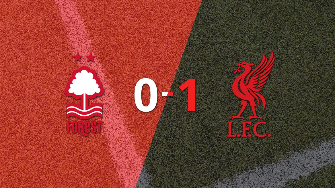 Com um gol decisivo de Alexis Mac Allister, Liverpool vence Nottingham Forest por 1 a 0