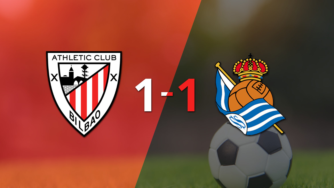Derbi vasco culmina en un empate 1-1 entre Athletic Bilbao y Real Sociedad