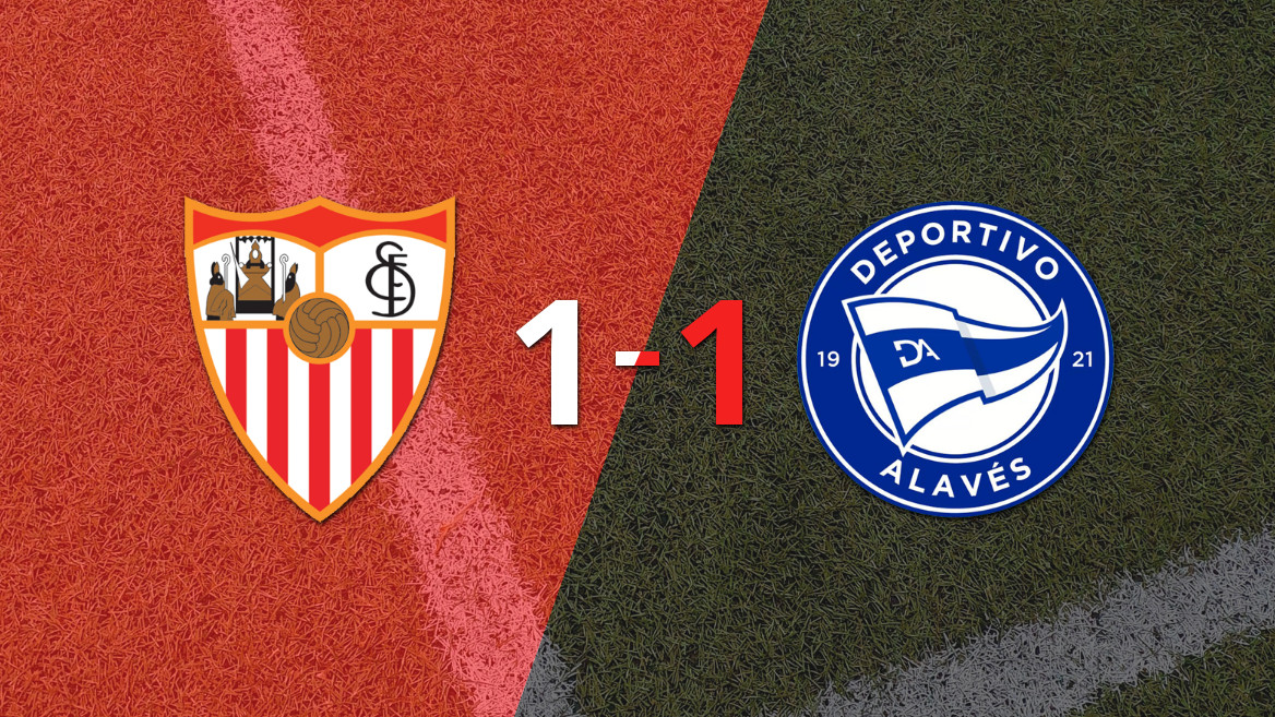 Empate entre Sevilla y Alavés en un duelo intenso