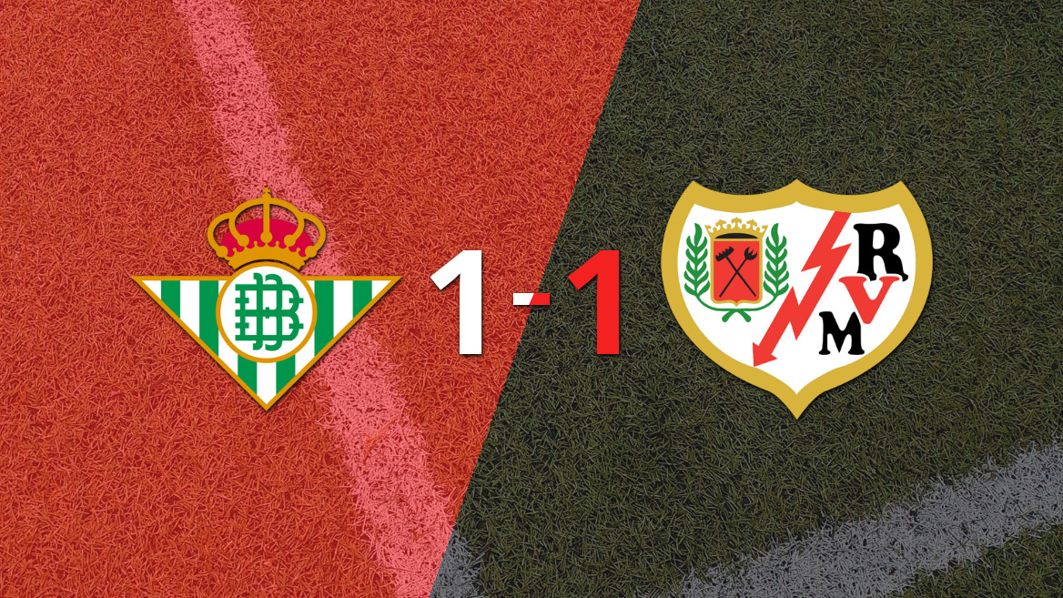 Betis and Rayo Vallecano Draw 1-1