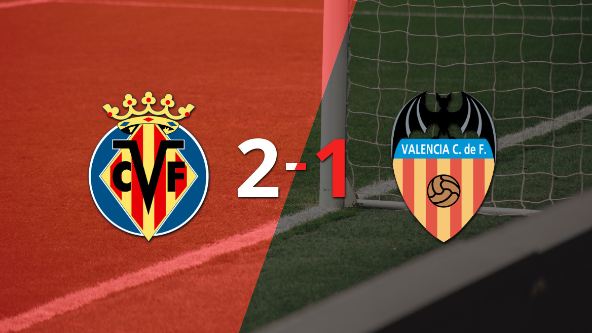 Villarreal voltea el partido y se impone 2-1 ante Valencia en el derbi de la Comunitat