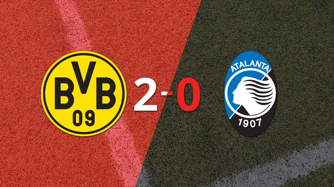 Borussia Dortmund toma ventaja en la Champions con un 2-0 sobre Atalanta