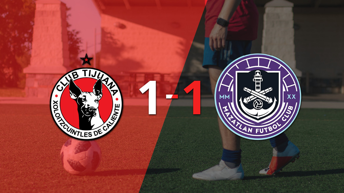 Tijuana and Mazatlán Share Points in 1-1 Draw