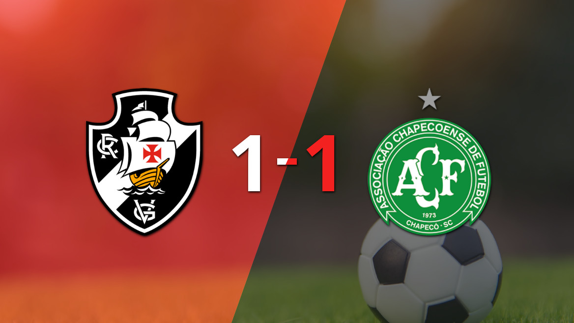 Chapecoense logra un impresionante empate en el São Januário ante Vasco da Gama