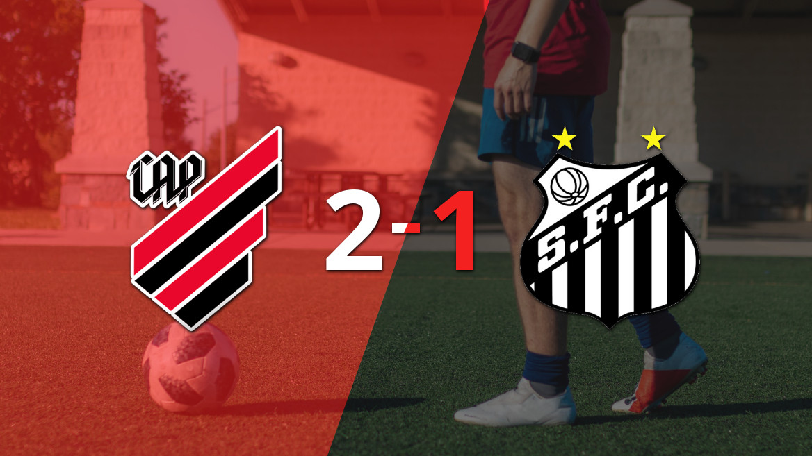 Athletico Paranaense clinches victory with last-minute goal against Santos
