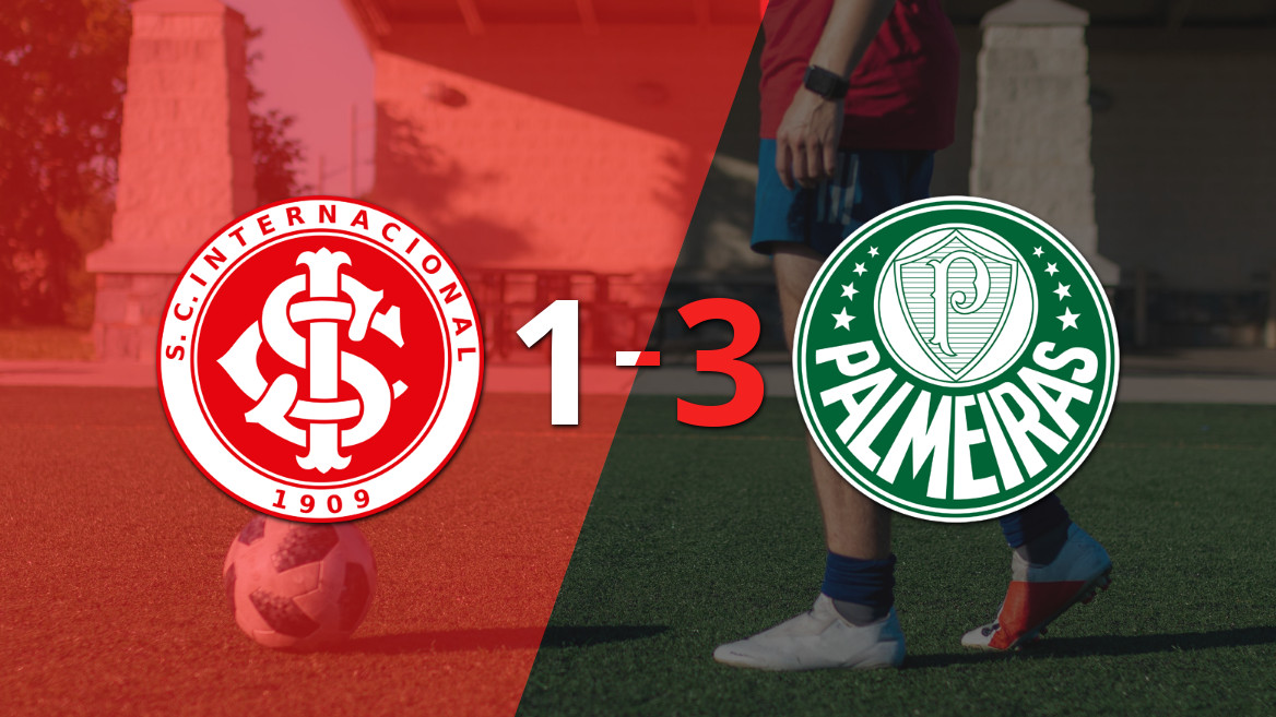 Palmeiras brilla con una victoria de 3-1 sobre Internacional