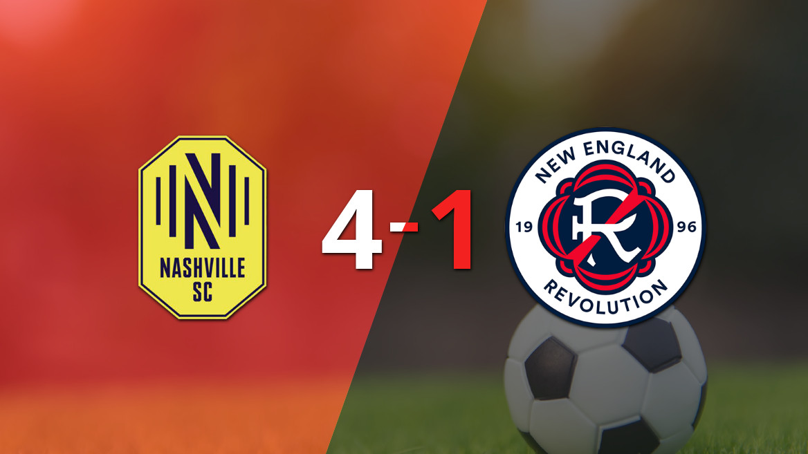 Sam Surridge brilha na vitória de 4-1 do Nashville SC sobre o New England Revolution