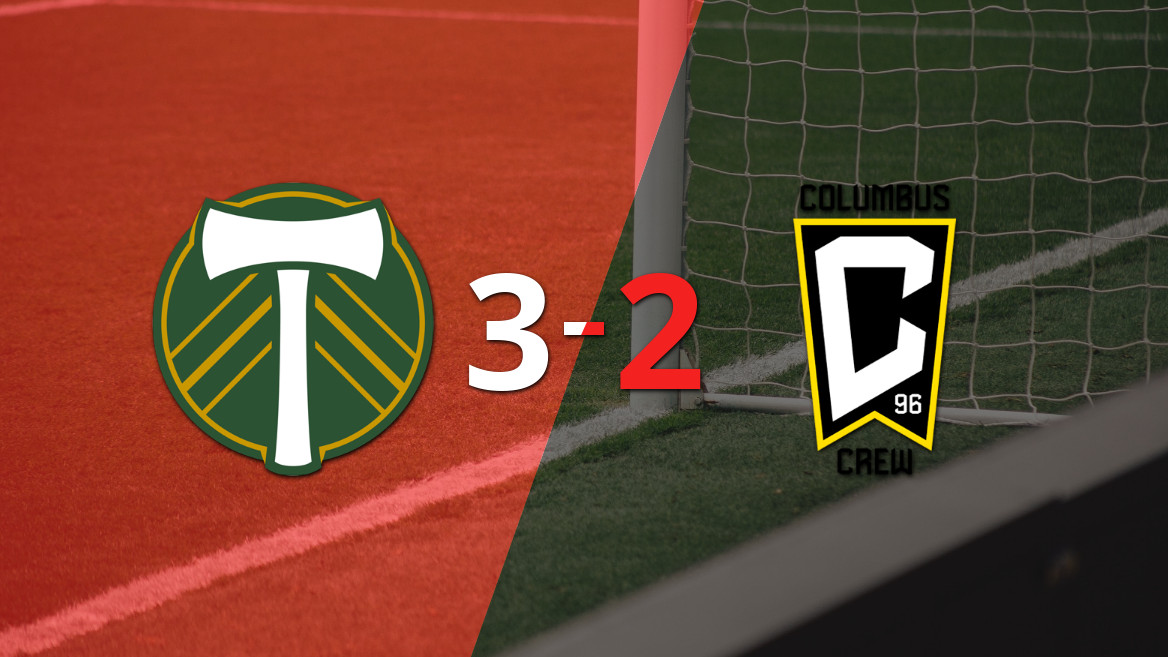 Portland Timbers se lleva la victoria en un emocionante duelo ante Columbus Crew