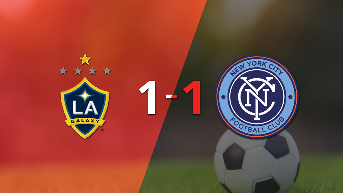 Empate emocionante entre LA Galaxy e New York City FC