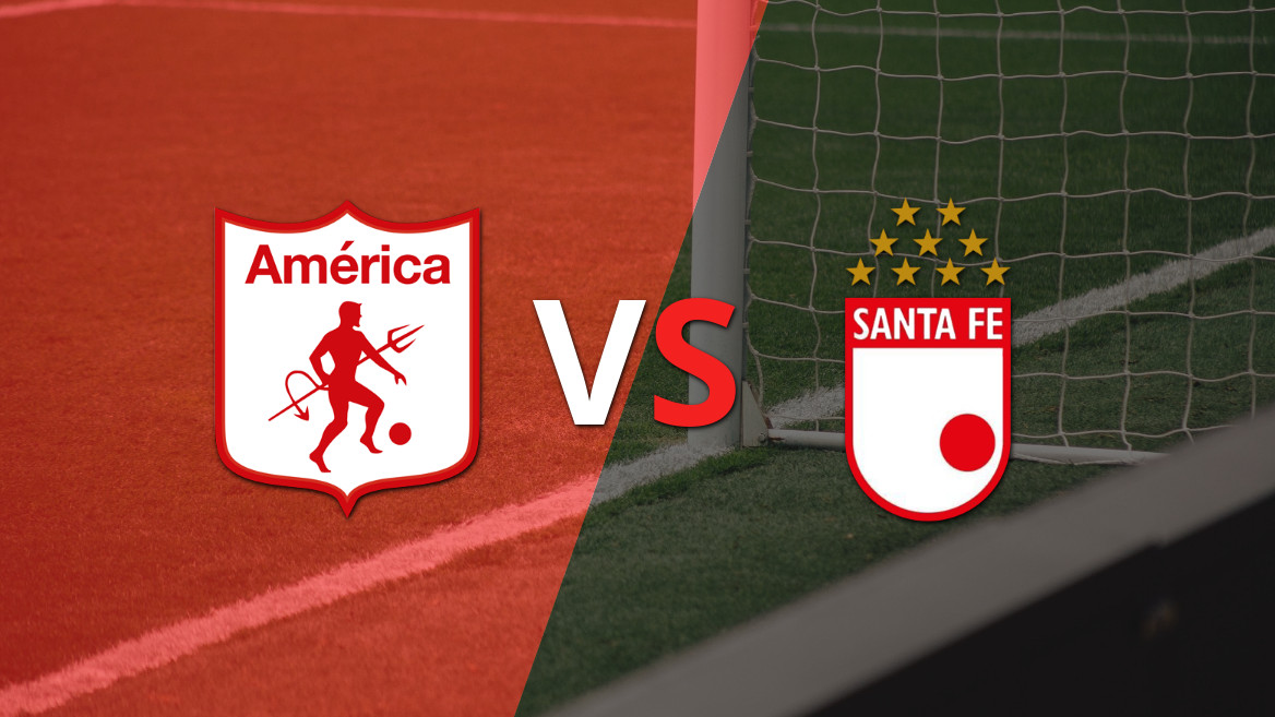 Santa Fe y América de Cali se preparan para un duelo clave en la liga colombiana