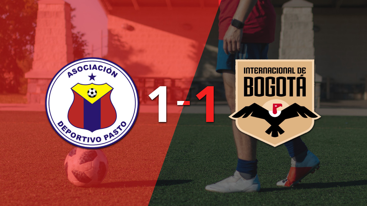 International de Bogotá Draws 1-1 Against Pasto in Hard-Fought Match