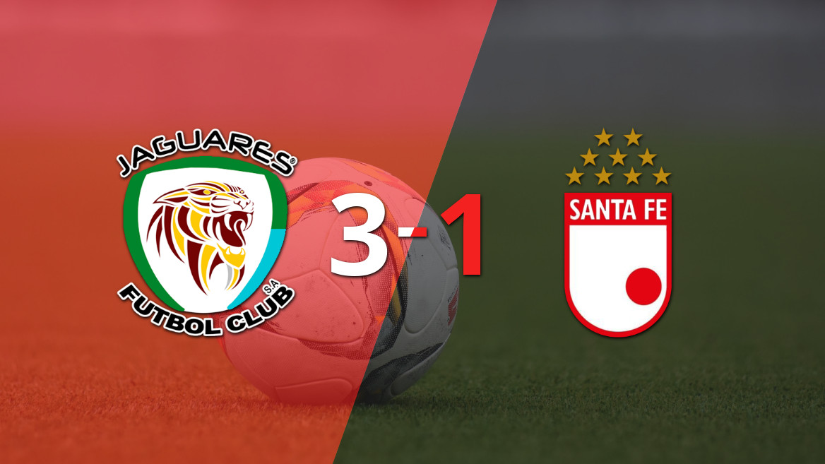 Andrés Rentería’s Brace Secures 3-1 Victory for Jaguares Against Santa Fe