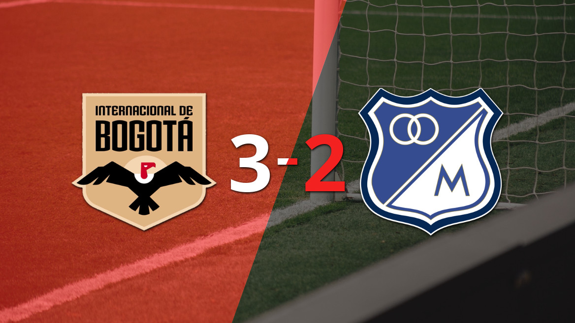 Derrota de Millonarios ante Internacional de Bogotá a pesar del excelente rendimiento de Castro