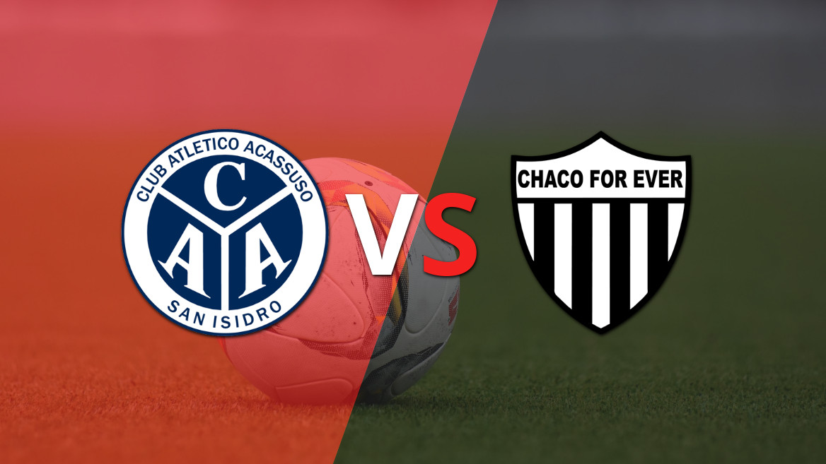 EN VIVO: Doblete de Lázaro Romero en el triunfo 2-0 de Acassuso frente a Chaco For Ever