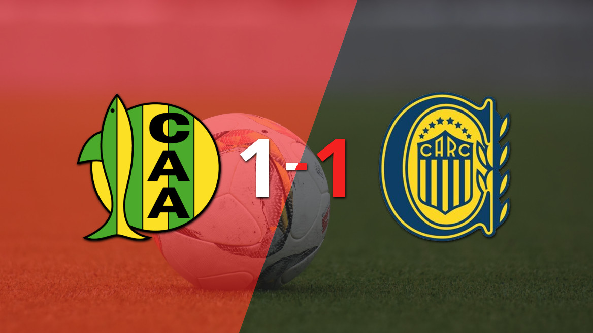 Aldosivi logra un empate heroico ante Rosario Central