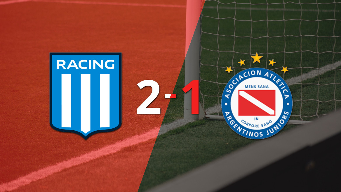 Racing Club supera a Argentinos Juniors con un 2-1 en casa
