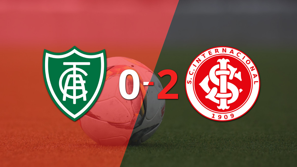 Internacional mostra sua força com vitória sobre América-MG por 2 a 0