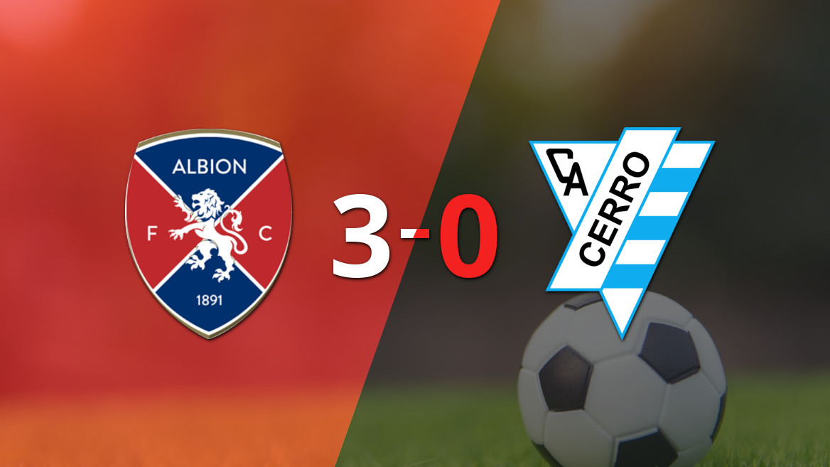 Albion Dominates Cerro with a 3-0 Victory