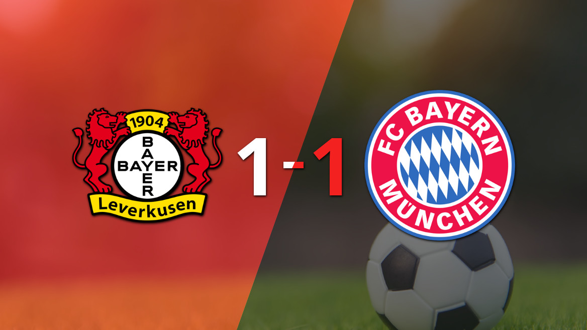 Bayer Leverkusen y Bayern Múnich sellan tablas en un emocionante choque