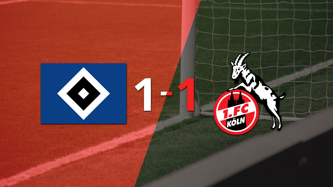 Hamburg SV and Cologne Share Points in 1-1 Draw