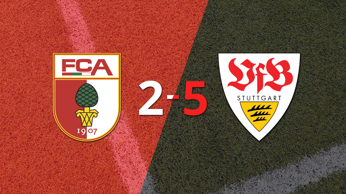 Stuttgart domina Augsburg com vitória de 5-2 e destaque para Deniz Undav