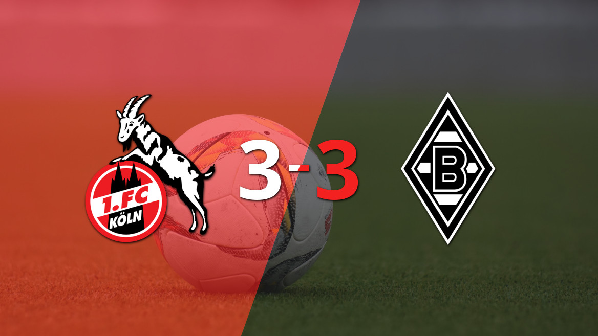 Draw with Jens Castrop’s Double: Borussia M. vs. Cologne