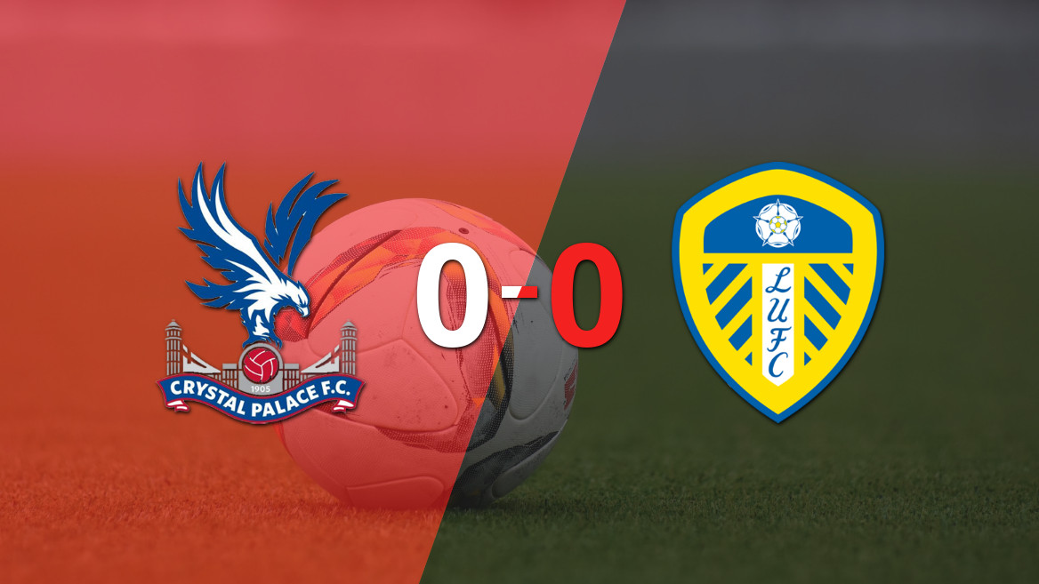 Empate sin goles entre Crystal Palace y Leeds United