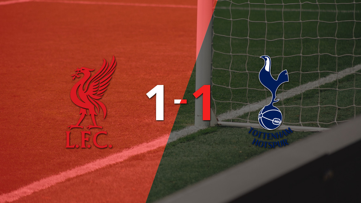 Tottenham e Liverpool empatam em Anfield