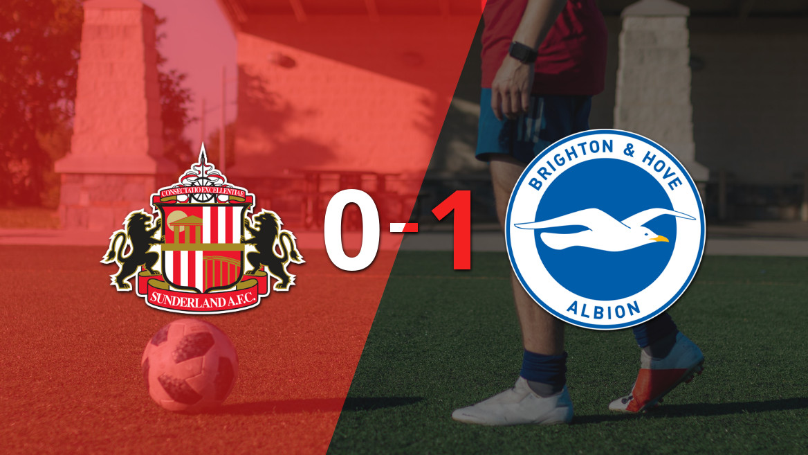 Brighton and Hove triunfa 1-0 sobre Sunderland con un gol decisivo