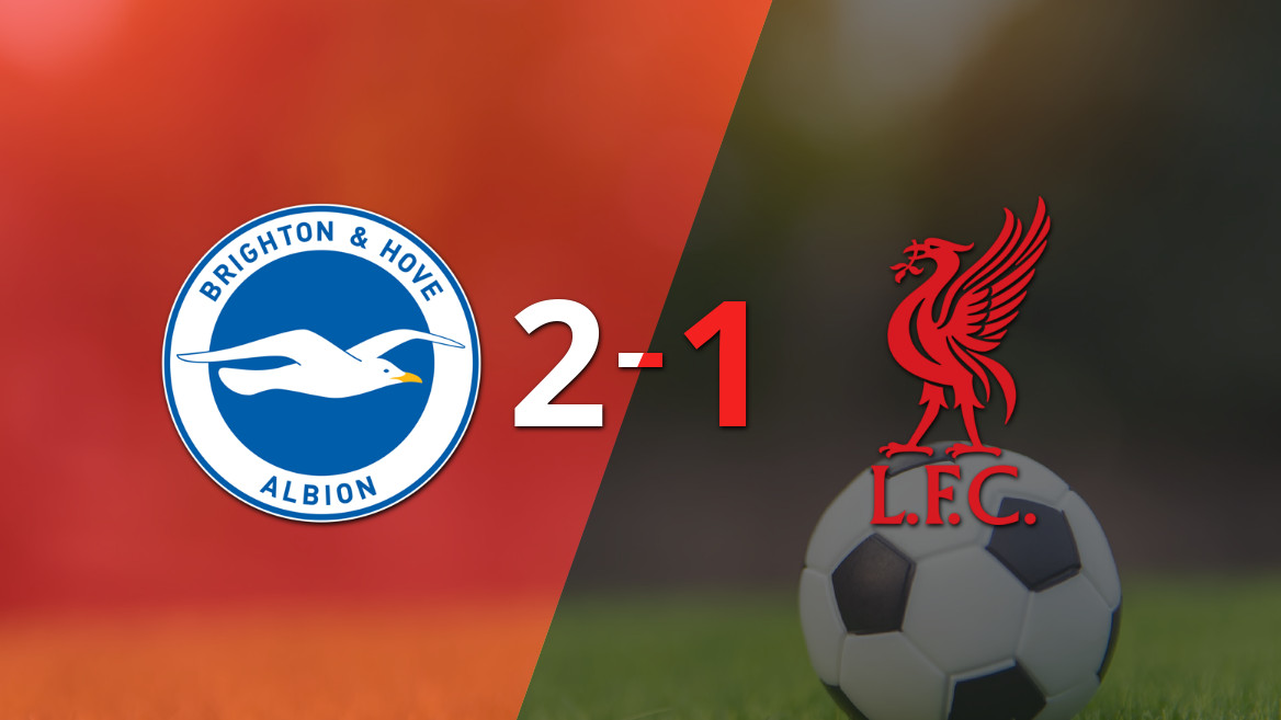 Victoria brillante: Brighton and Hove se impone 2-1 a Liverpool con un doblete de Welbeck
