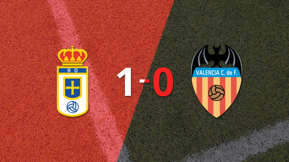 Real Oviedo triunfa 1-0 ante Valencia en un ajustado encuentro