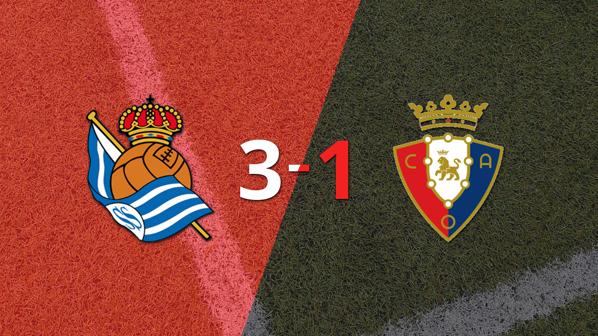 Real Sociedad Triumphs 3-1 Over Osasuna with Gonçalo Guedes’ Brace