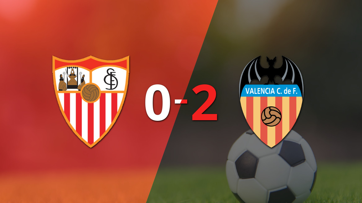 Valencia muestra su fortaleza al ganar 2-0 en Sevilla