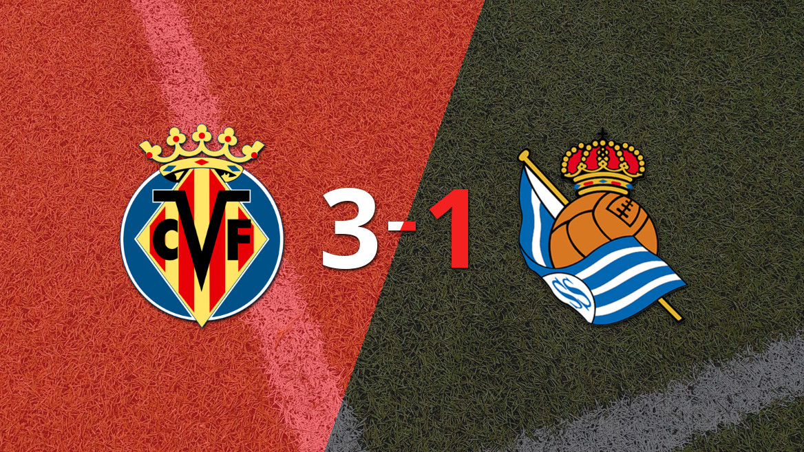 Villarreal se impone contundentemente a Real Sociedad en el Estadio de la Cerámica