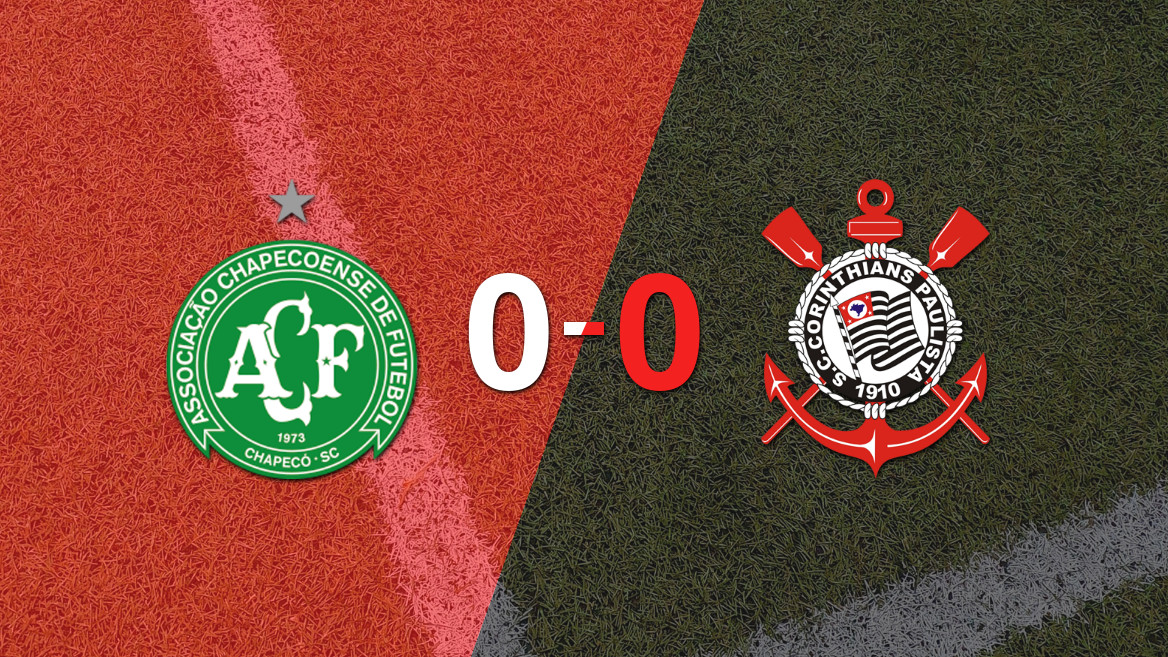 Chapecoense y Corinthians empatan en un encuentro sin goles