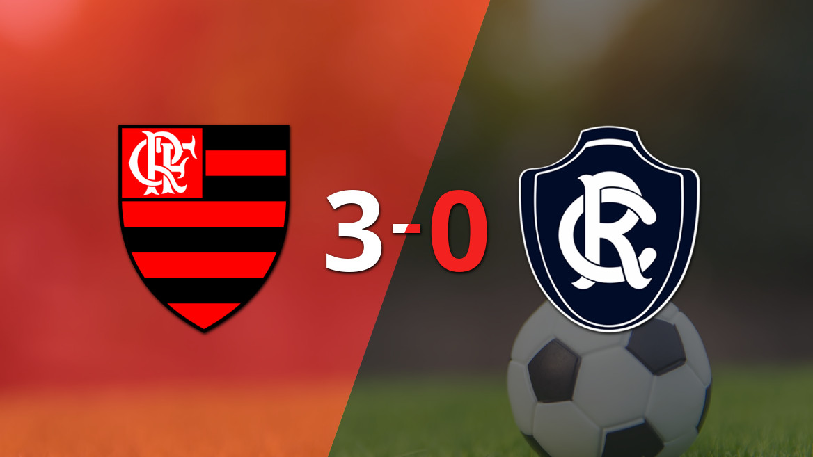 Flamengo se impone con autoridad 3-0 ante C. do Remo