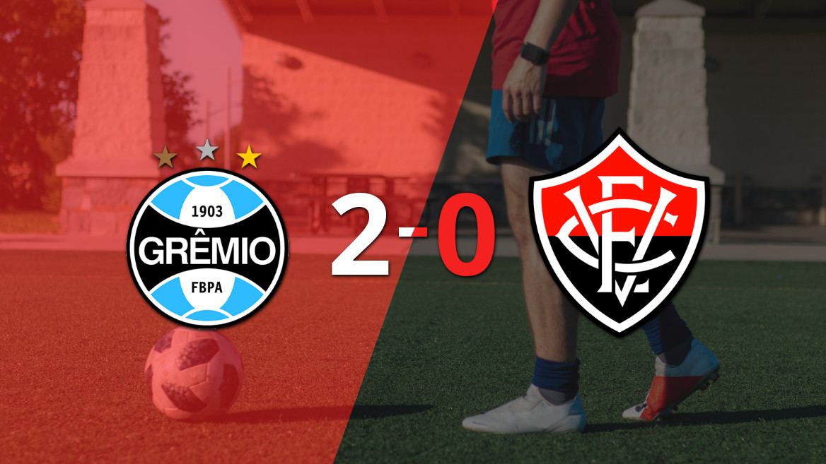 Grêmio triunfa cómodamente sobre Vitória en el Arena do Grêmio